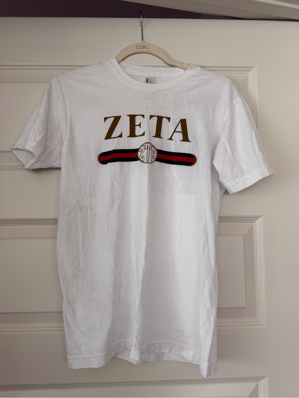 White Short Sleeve Logo Tee